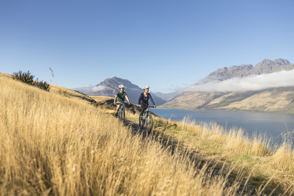 Queenstown Trail Biking along Jacks Point Trail credit Destination Queenstown v2